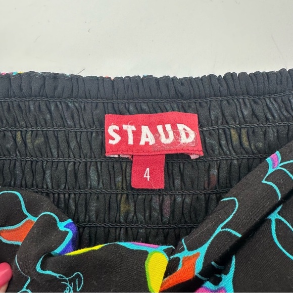 Staud Blouse Long Sleeve Multicolor Size 4 Runs small Twist front with cutout - Picture 13 of 13